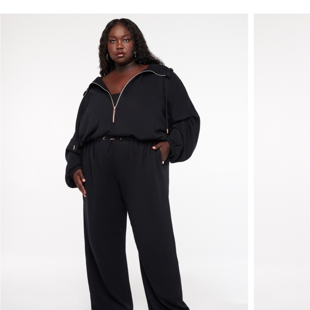 Savage X Fenty Black Textured Jumpsuit Unisex - Picture 7 of 9